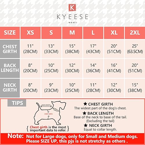 Miniatura 2 de KYEESE Pijamas ligeras para perros, pijamas de flamenco para perros pequeños y gatos, ideal para el verano, mameluco para perros, ropa para perros
