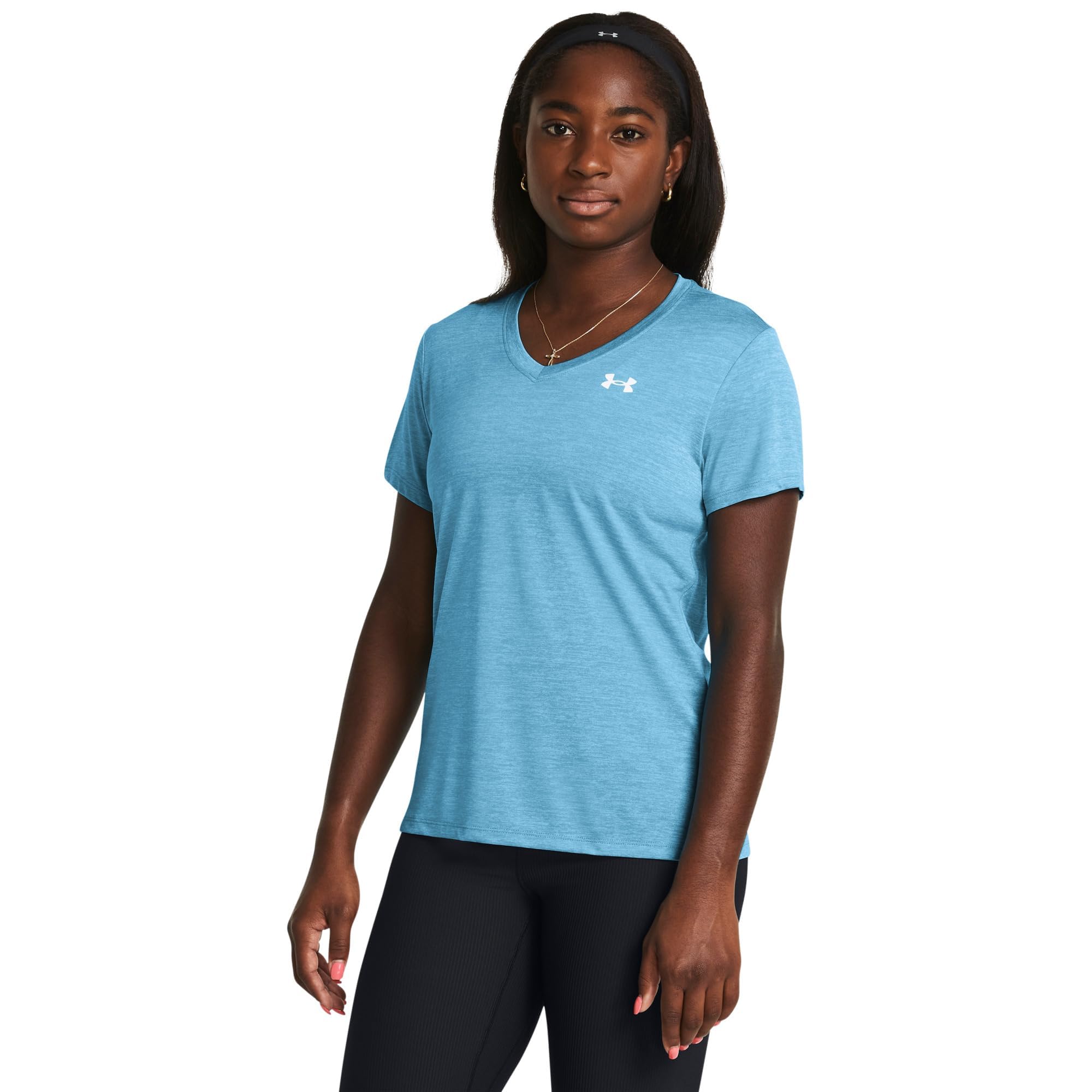 Under Armour Women's UA Tech™ Twist V-Neck Short Sleeve Tech SSV- Twist Mujer (Pack de 1) — view 34