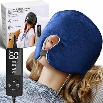 Face Heating Pad, Sinus Mask, Warm Compress for Face Eye Jaw