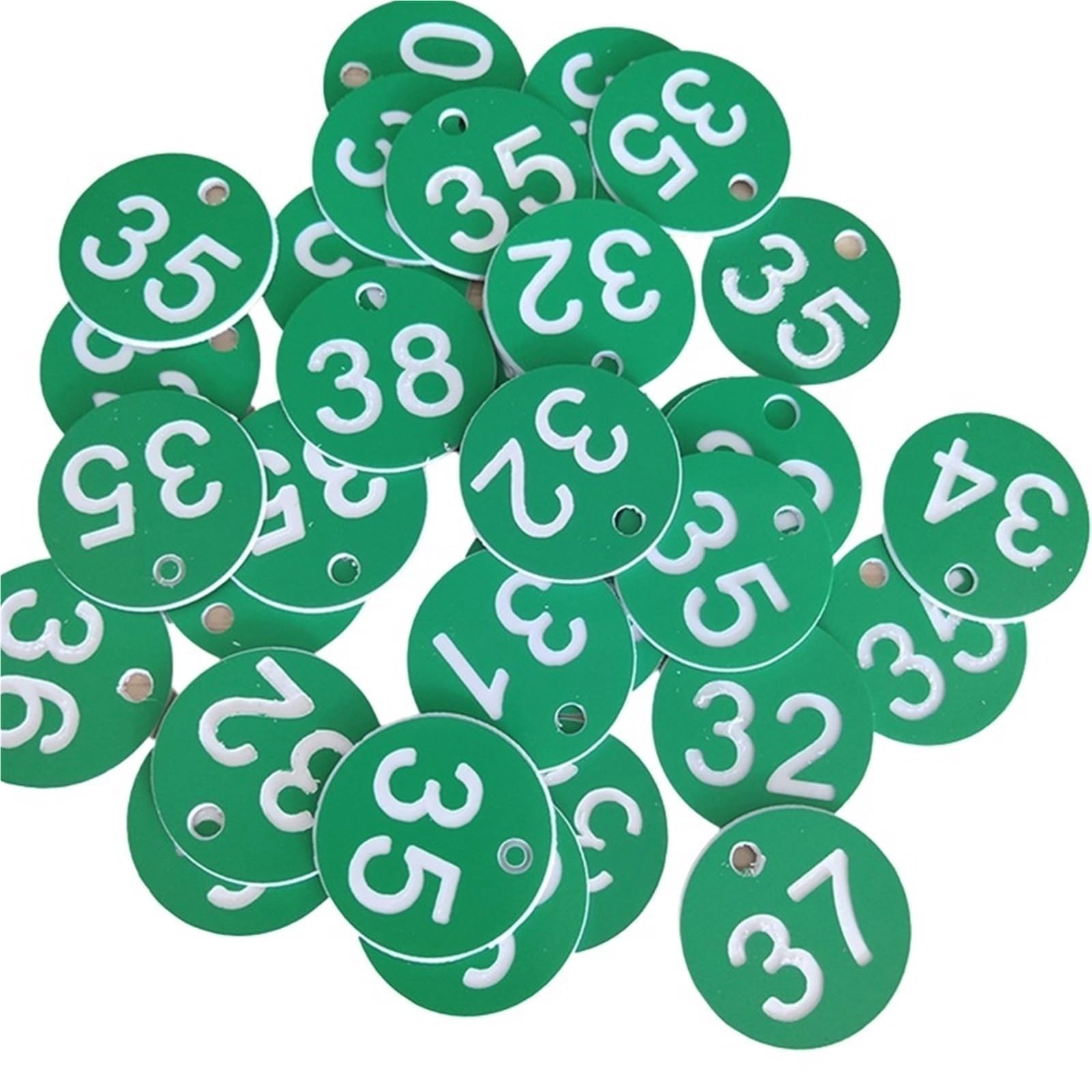 500 Etiquetas Números 1-100 Grabadas Para Material Oficina