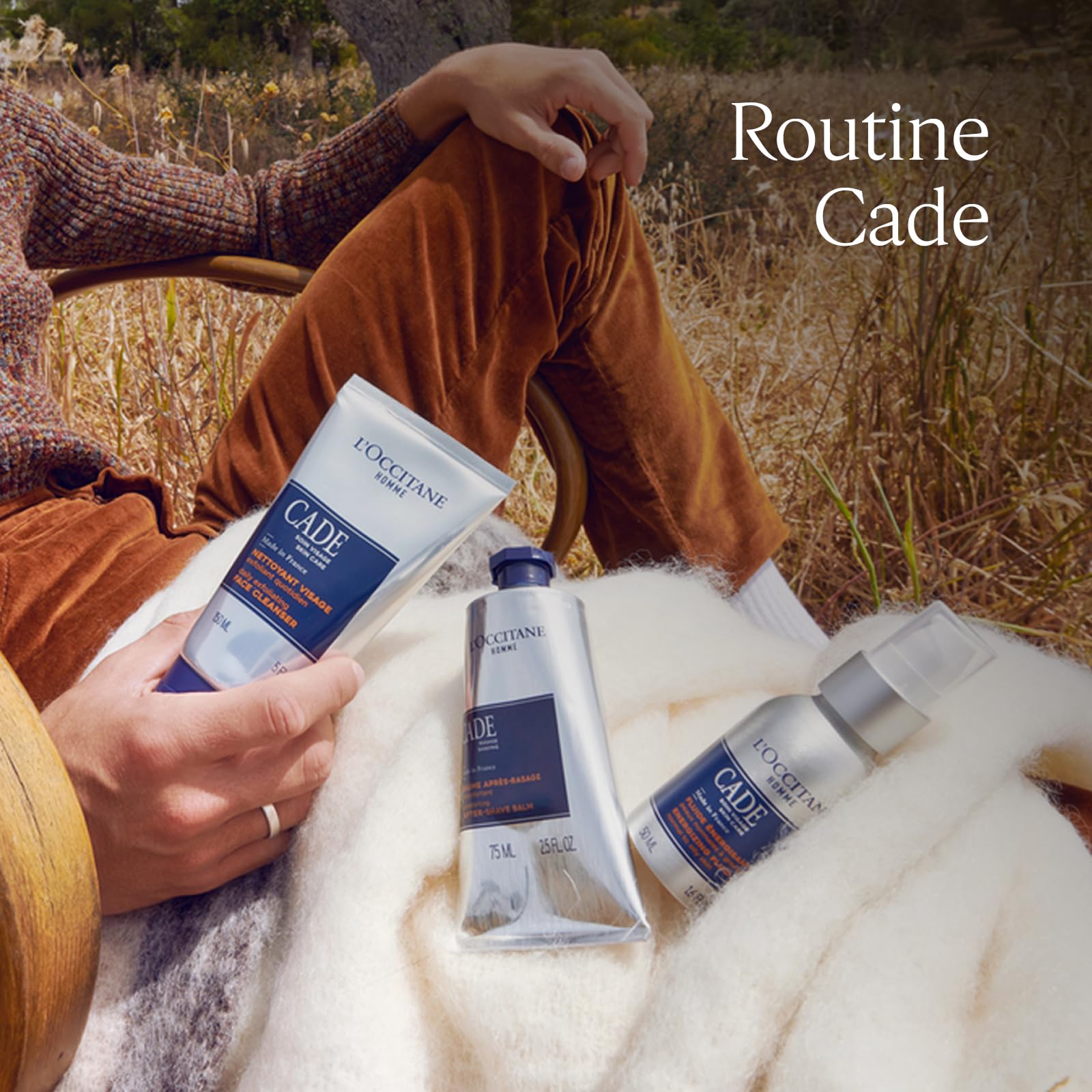 L'OCCITANE - Balsamo Dopobarba Comfort Cade - 75 ml - Idrata e riduce le irritazioni - Prodotto in Francia