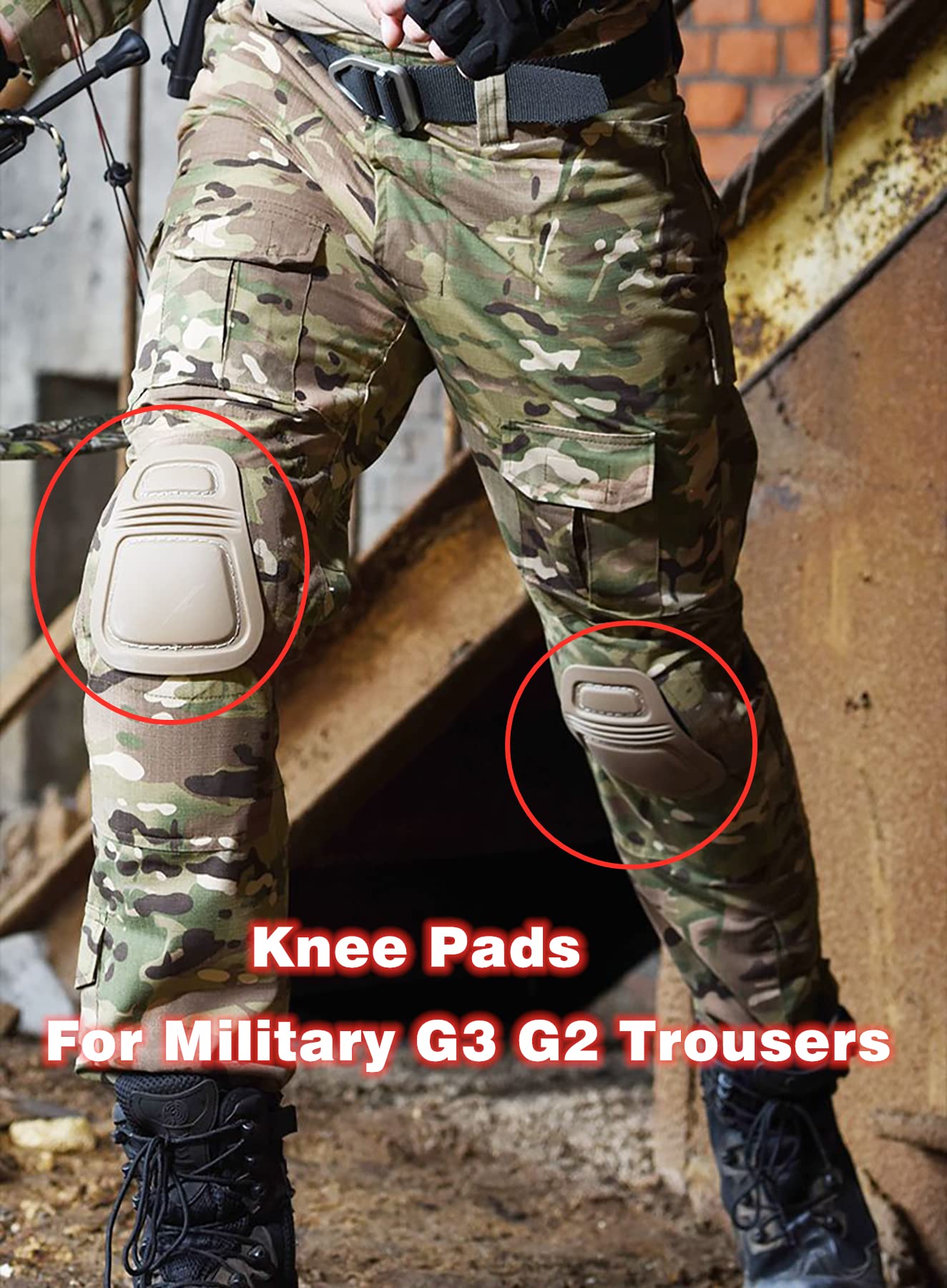 Rodilleras Tácticas Airsoft Combat Paintball G3 G2