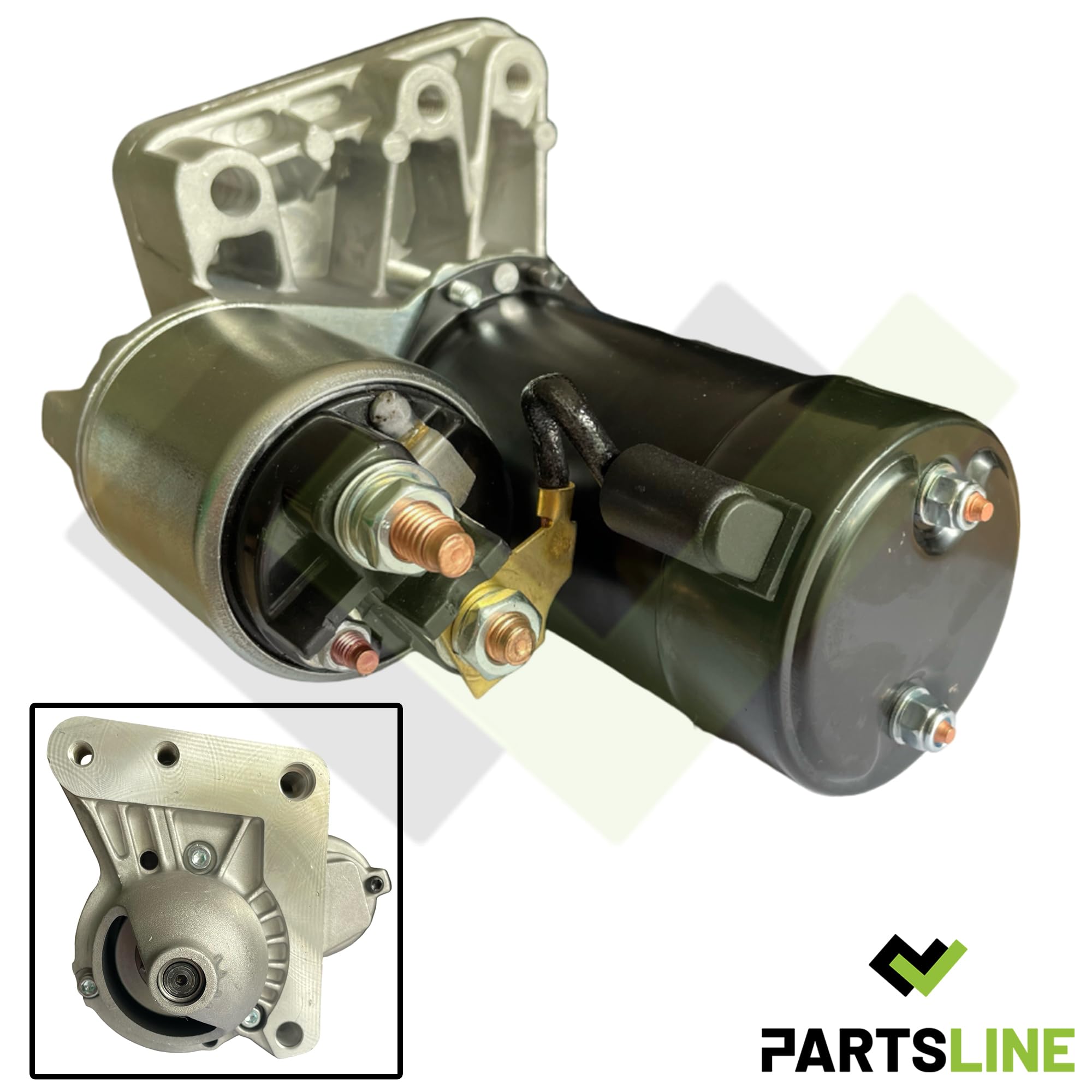 Partsline Démarreur 1,4 kW compatible avec Berlingo, C3, C4, DS3, DS4, 2008, 206, 207, 208, 307, 308, Expert, Partner 1.4/1.5/1.6 HDi - Réf 5802AZ 9640825280