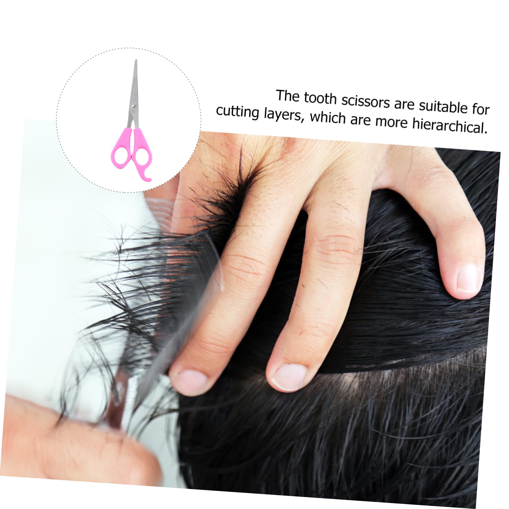 WOFASHPURET 1Pc Professional Hair Cutting Scissors Hair Trimming Shears for Ergonomic Design for Salon Home Use Lightweight and Comfortable Handle