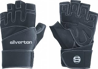 Silverton POWER PLUS Fitness Handschuhe, mit Neopren Handgelenkumwicklung, Verstellbarer Druck für optimale Stabilität, für Herren & Damen, Gym Handschuhe, Gewichtheber Handschuhe