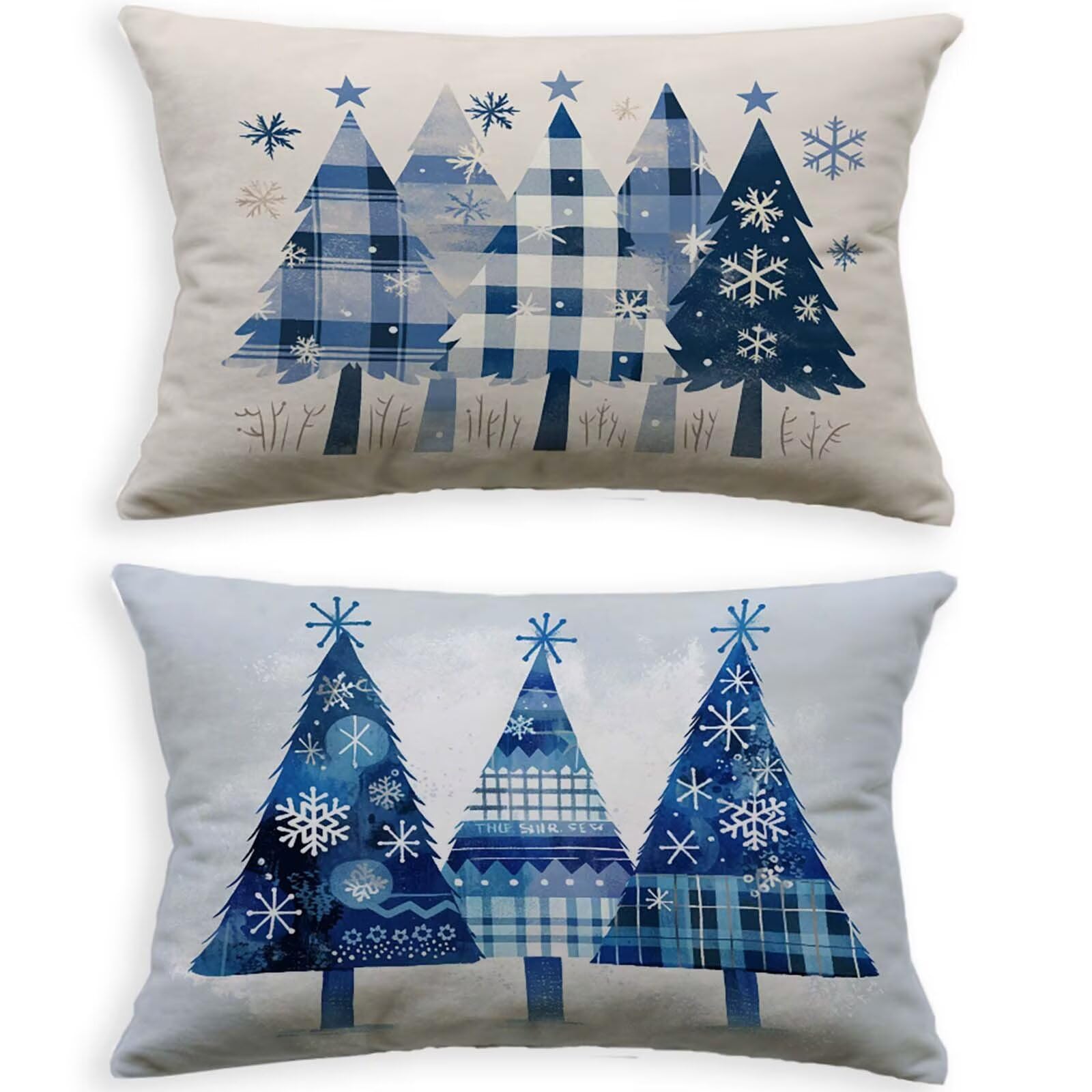 Housse de coussin bleu marine 60x90 en velours de qualité supérieure pour canapé