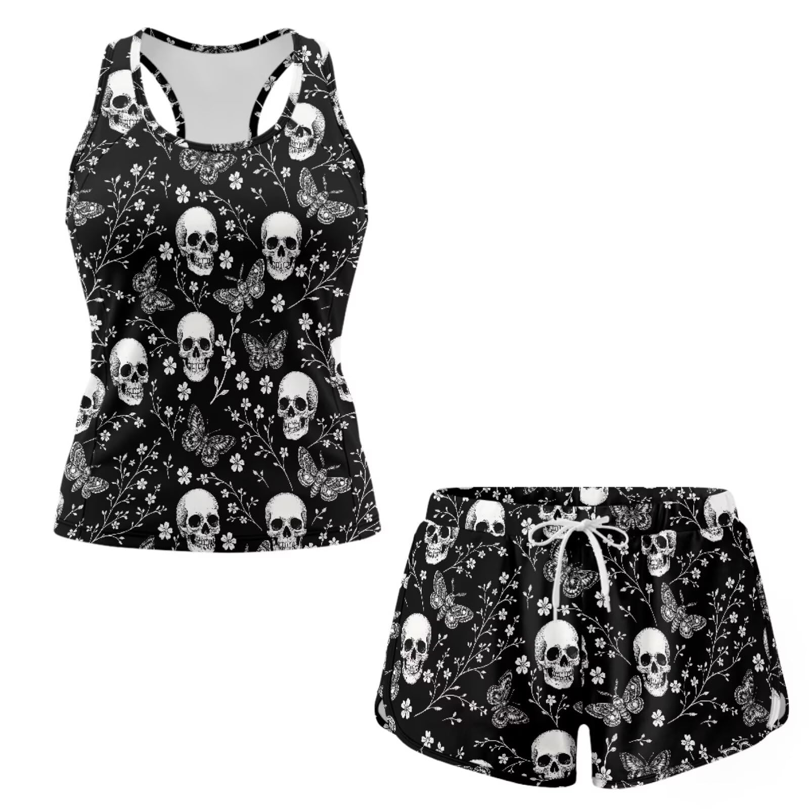 Tankini-Badeanzüge mit Shorts, zweiteiliges Tank-Top, Badeanzüge für Damen