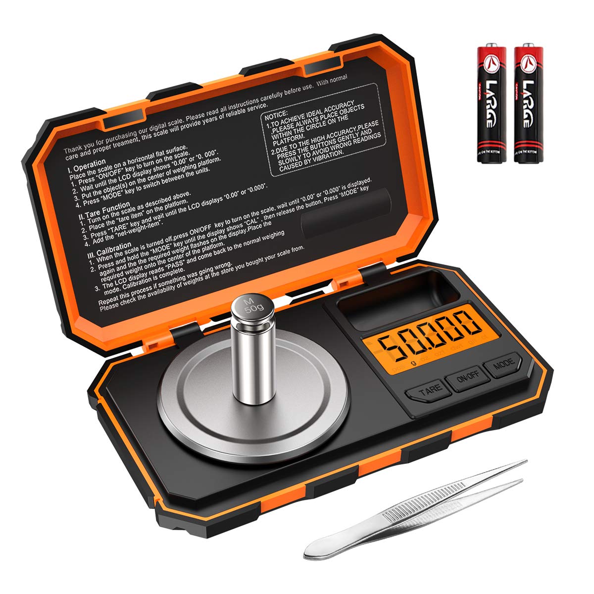 Buy KeeKit Digital Pocket Scale, 50g 0.001g Professional Milligram