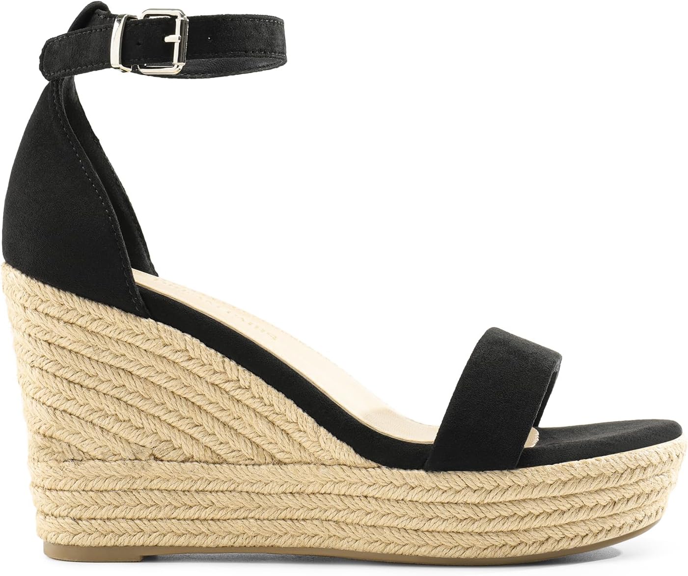 DREAM PAIRS Women's Platform Wedges Sandals, Comfortable Open Toe Espadrilles Sandals Dressy Buckle Ankle Strap Summer Shoes - Image 3