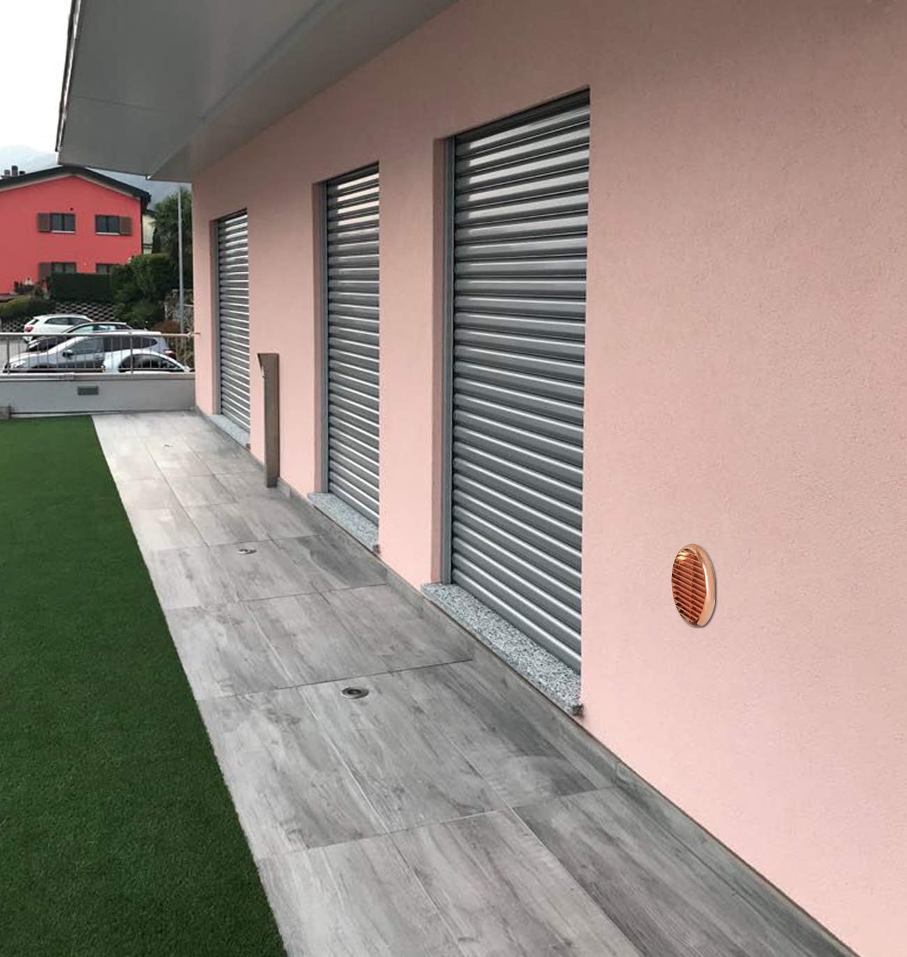 First DIANFLEX Lüftungsgitter Rund – Ø 155 Mm, Mit Kupferfedern, Für Einfache Montage Ohne Verriegelung