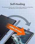 [ 2+2 ]LK 2 Protecteur d'écran Packs compatible pour Samsung Galaxy S22 Ultra TPU avec 2 Packs Protecteur d'objectifs en verre trempé, TPU Couverture complète 3D Film d'écran incurvé