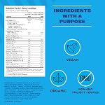 Manitoba Harvest Hemp Yeah! Granola, bleuets, 283 g, avec 21 g de protéines, 5 g Omégas, 3 g de fibres et < 10 g Sucre par portion, biologique, non-OGM, emballage mai vary