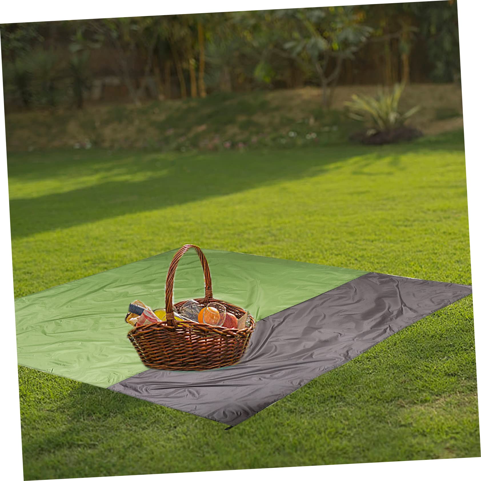 Happyyami Foldable Picnic Mat Lightweight Portable Waterproof Beach Blanket Outdoor Beach Cushion