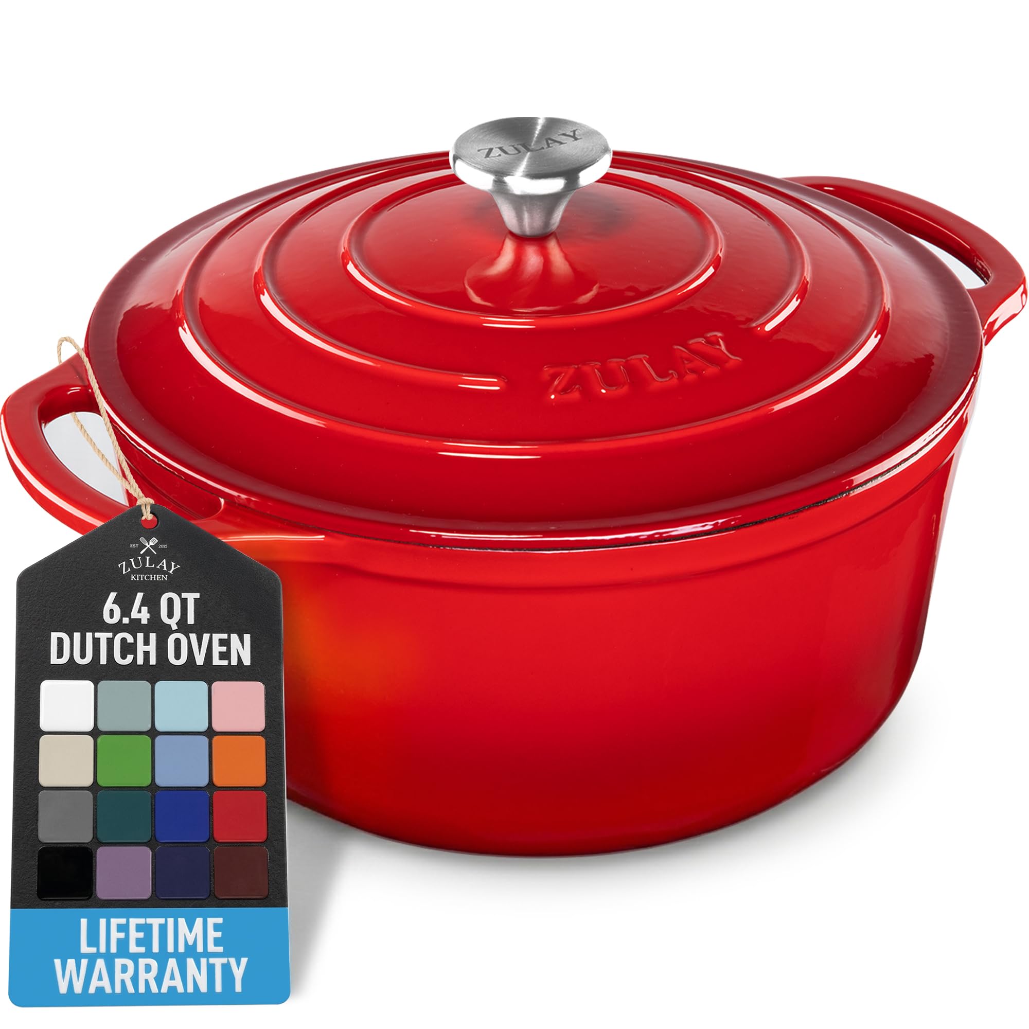 Zulay Kitchen 6.4QT Dutch Oven