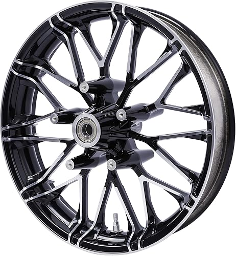 Miniatura 8 de TCT-MOTORPARTS Llanta delantera de 19 pulgadas para Harley Touring Road Glide Road King Street Glide Road King Glide Road King Glide Limited modelos