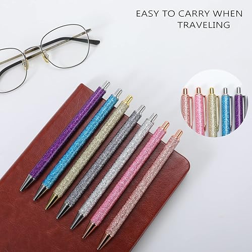 Miniatura 4 de Tusztus Paquete de 7 bolígrafos divertidos para el día a día, divertidos bolígrafos de siete días de la semana, describiendo la mentalidad,