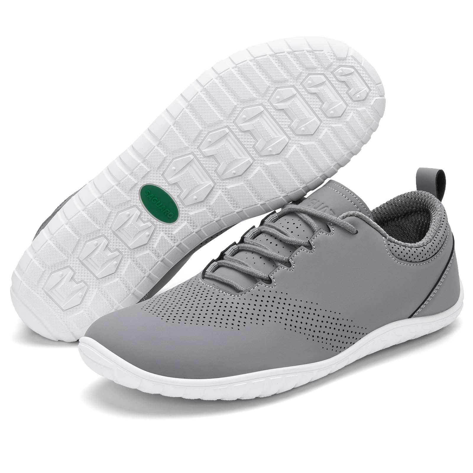 SAGUARO Barefoot Men's Shoes, Lightweight Minimalist Shoes with Wide Toe & Zero Drop for Outdoor Casual Walking, Size 39-48
