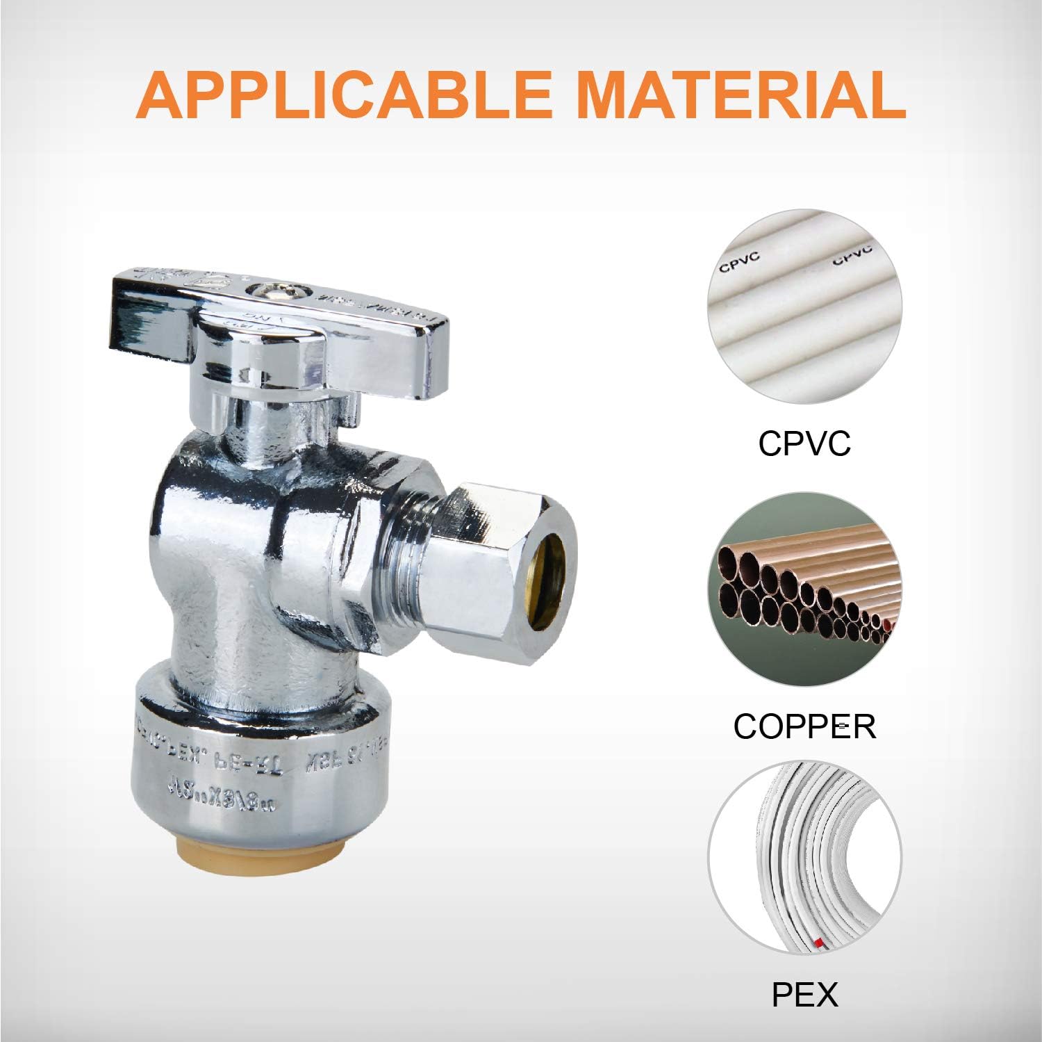 One-Day Sale: Up to 60% Off SUNGATOR 12-Pack Angle Stop Valve, 1/2 Ptc x 3/8 Compression Push Fit Angle Shut Off Water Valve with Disconnect Clip, Push-to-Connect PEX, Copper, CPVC, Quarter-Turn ON/Off, Lead Free Brass Get Discount 70% Price SUNGATOR 12-Pack Angle Stop Valve, 1/2 Ptc x 3/8 Compression Push Fit Angle Shut Off Water Valve with Disconnect Clip, Push-to-Connect PEX, Copper, CPVC, Quarter-Turn ON/Off, Lead Free Brass