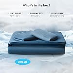 Comfort Spaces All Around Elastic Bedsheet, Warm Weather, Night Sweats, Coolmax Cooling, Moisture Wicking, Super Soft, White, Solid, 650 Thread Count