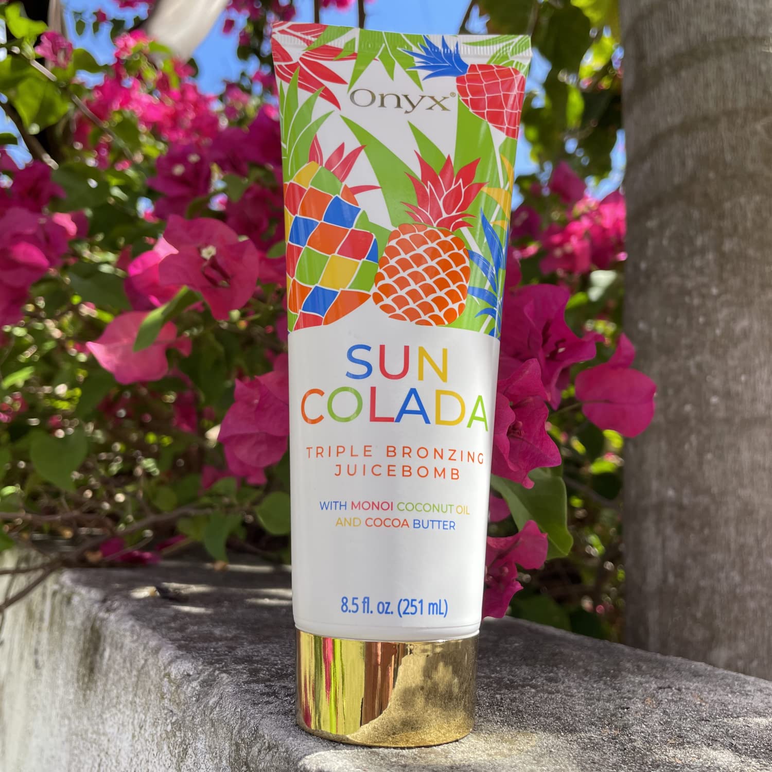 Suncolada Triple Bronzing Pineapple Tanning Lotion Tan Enhancer