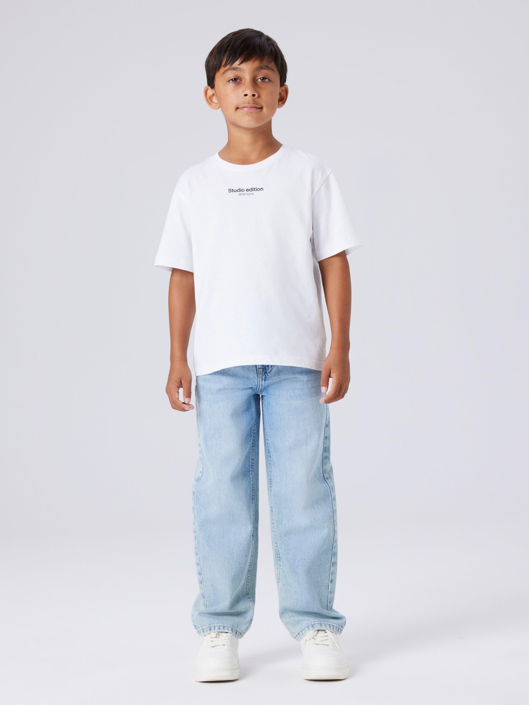 NAME IT Nkmryan Straight Jeans 3418-be - Jean Coupe Droite - Élégant et décontracté - Garçon