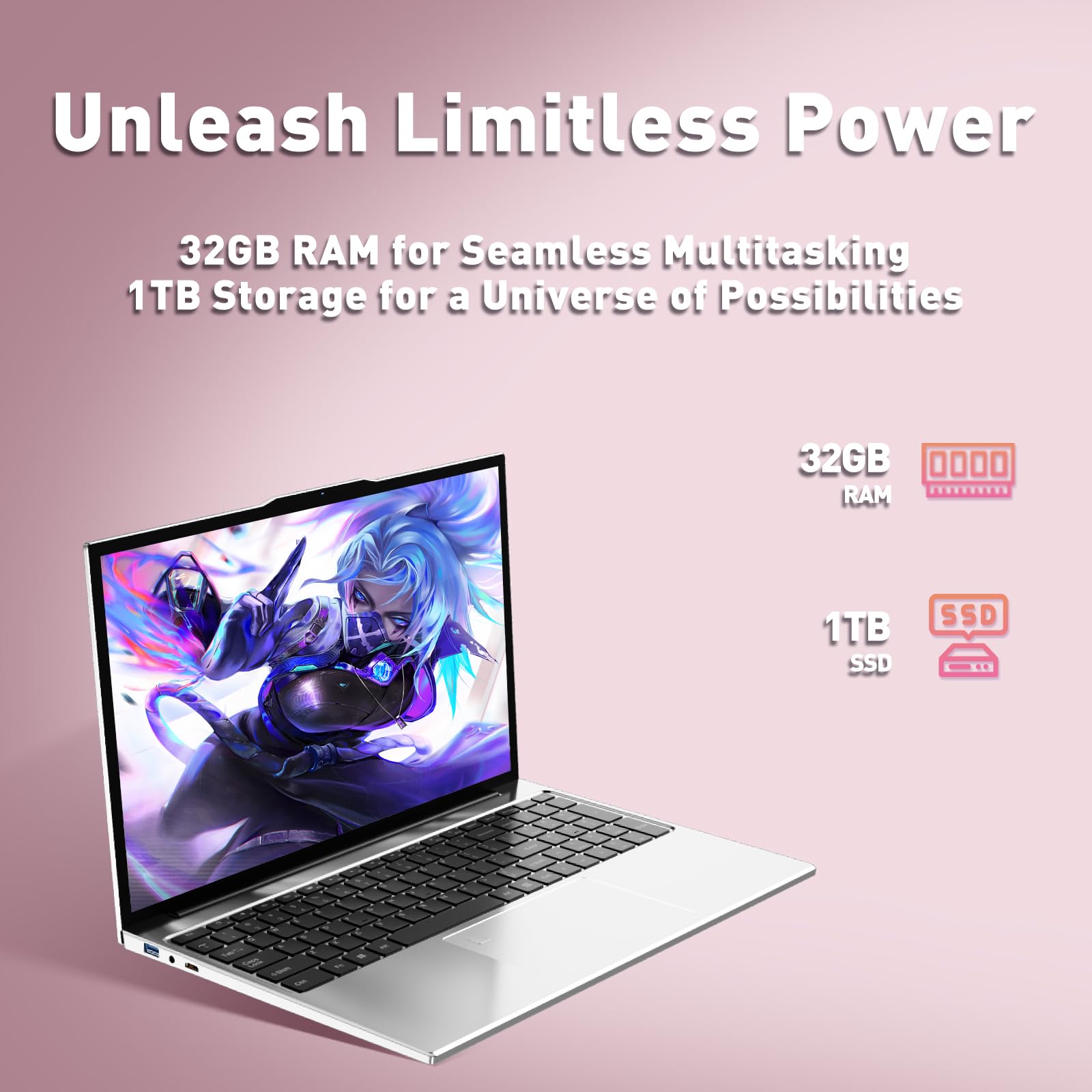 Amazon.com: 2025 Latest 15.6'' Laptop Compatible with Windows 11