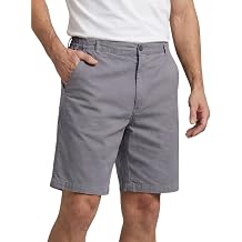 Wrangler Mens Big and Tall Cotton Canvas Shorts, Casual Elastic Relaxed Fit