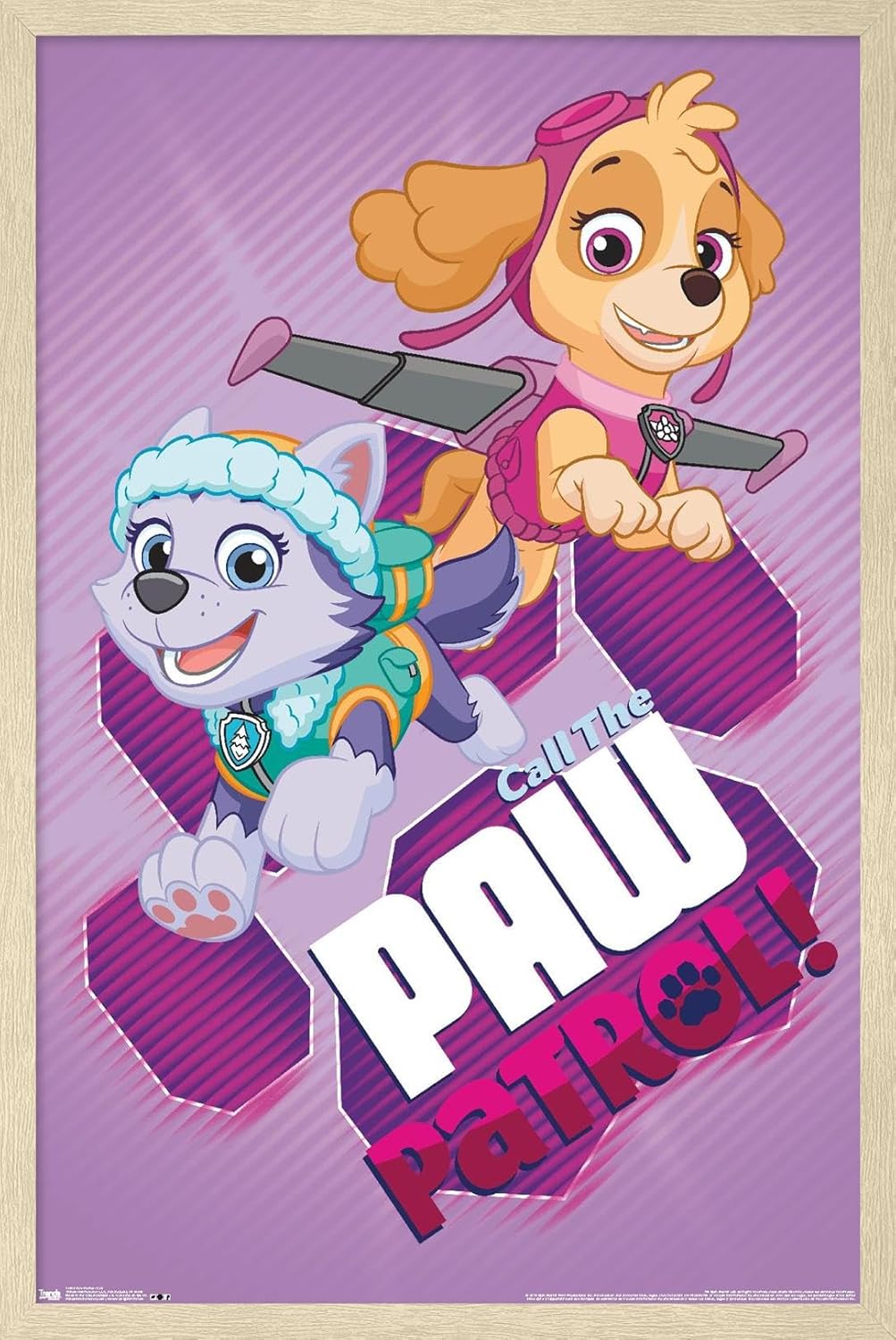 Trends International Nickelodeon Paw Patrol - Call Wall Poster, 22.375" x 34", Premium Unframed Version