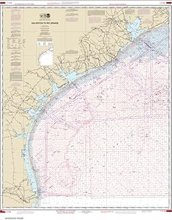 NOAA Chart 1117A-Galveston to Rio Grande (Oil and Gas Leasing Areas) by East View Geospatial