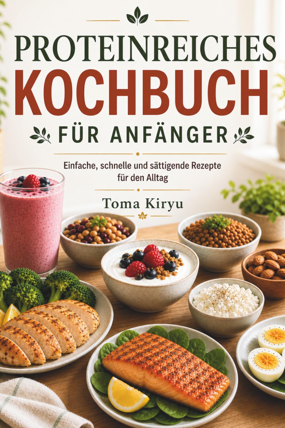 Proteinreiches Kochbuch für Anfänger: Einfache, unkomplizierte und sättigende Rezepte für das tägliche Kochen