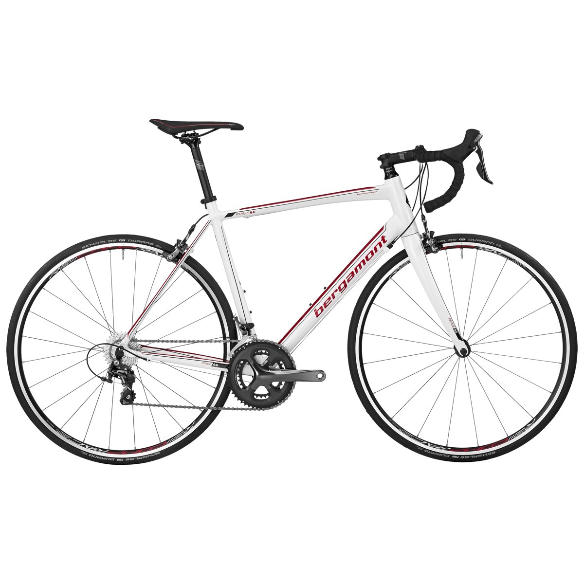 bergamont Prime 6.0 bici da corsa Bianco/Rosso 2017