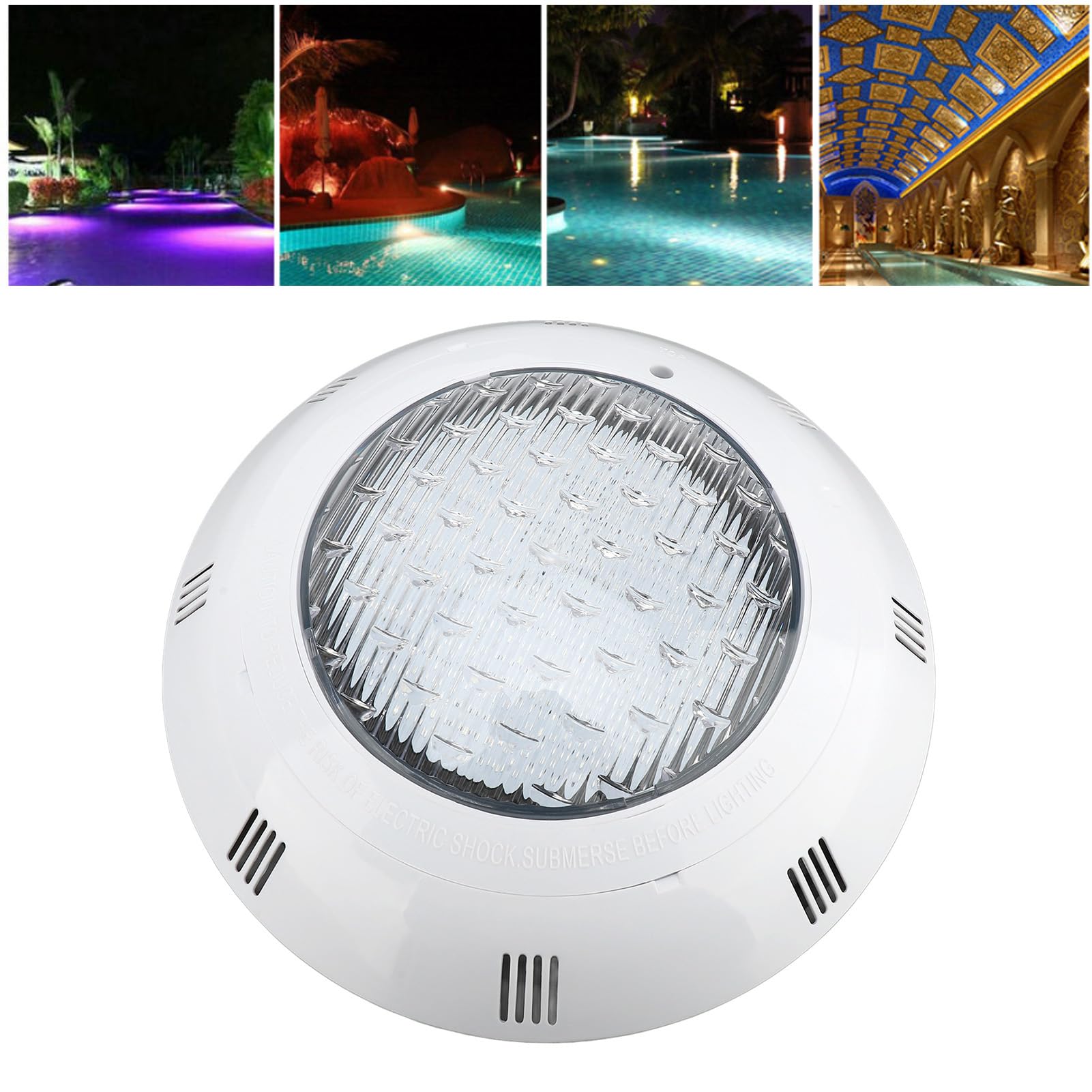 Tauchbare LED-Leuchten, 7 Farbwechselnde, wasserdichte Poolleuchten mit Fernbedienung, Unterwasserlicht für Teiche, Whirlpools, Dekoration, Party, Aquarium, Oberirdischer Einbaupool