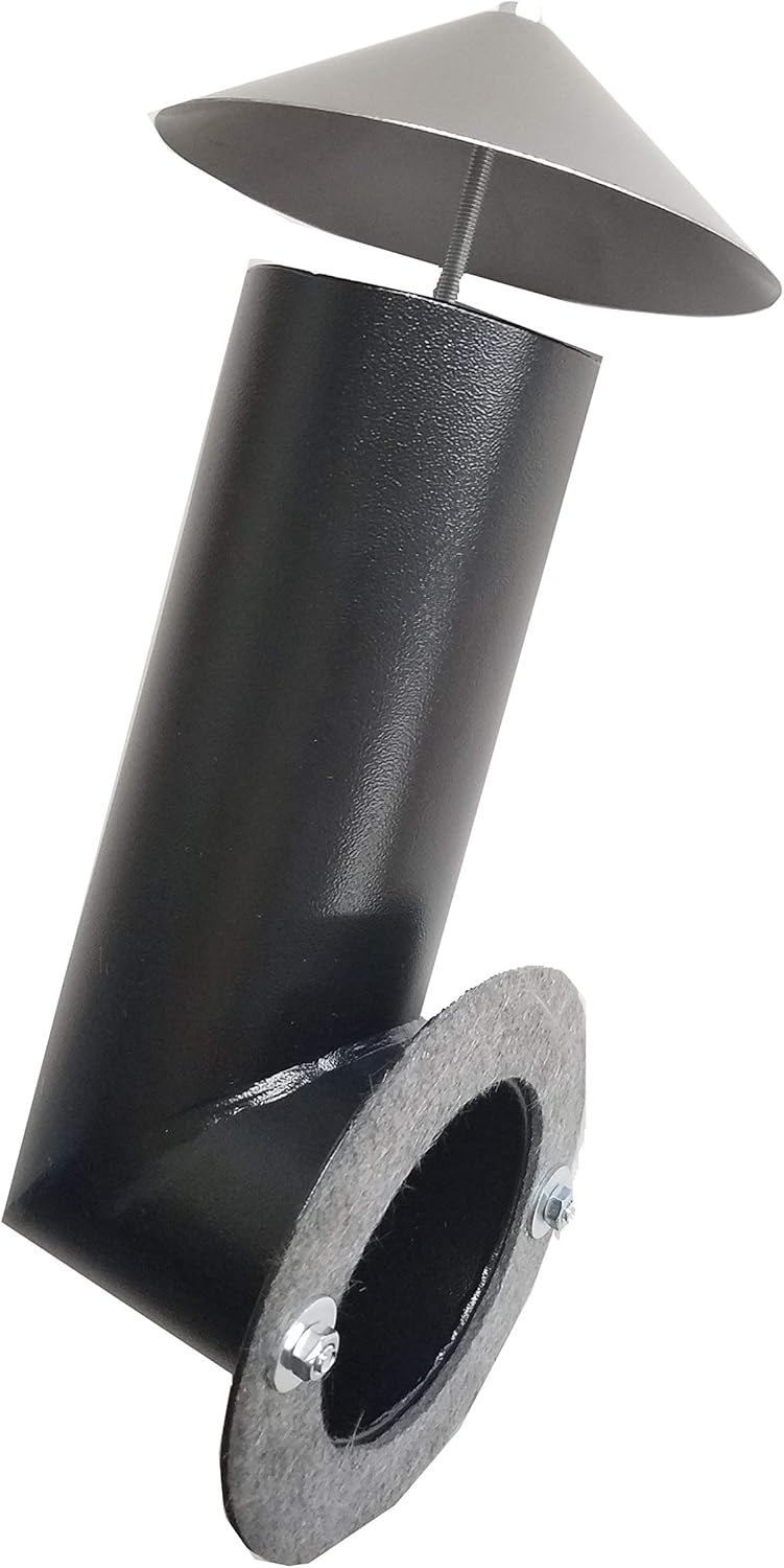 Replacement Pellet Grill Smoke Stack with Felt Gasket for Pit Boss