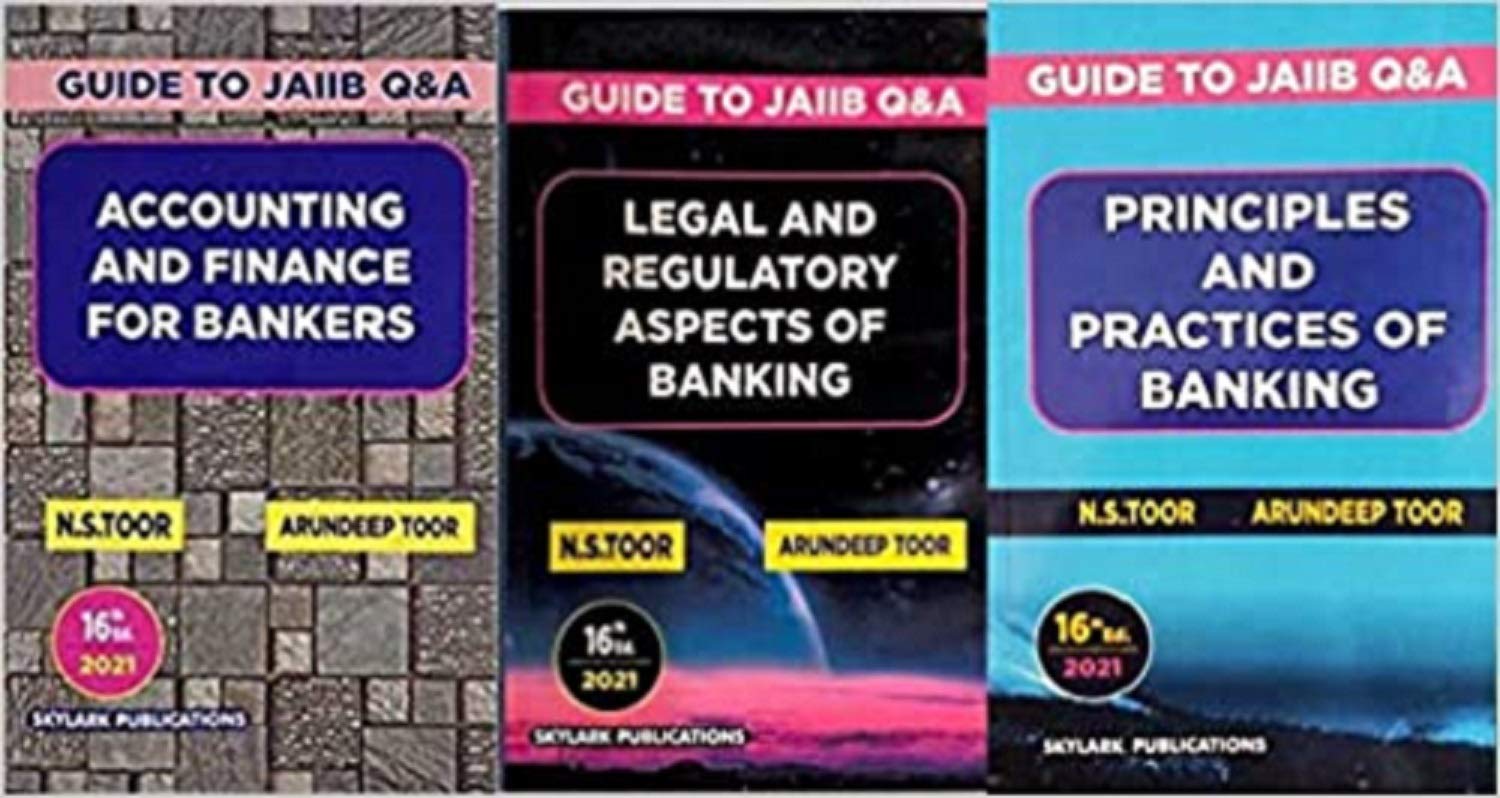 Gude To Jaiib Legal And Reguatory Aspects Of Banking, Accounting And Finance For Bankers, Principles And Practices Of Banking Set Of 3 Book Combo Edition 2020