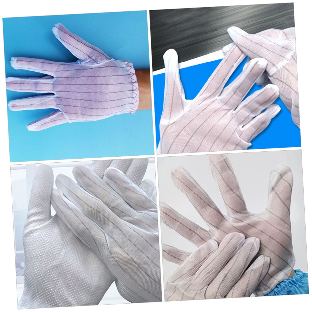 DOITOOL 40pares Guantes Antiestáticos Para Trabajo De Guantes Electrónicos Flexibles y Cómodos Para Reparaciones y Instalaciones Electrónica Protección y Seguridad El Trabajo