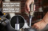 Vista 10 de Spec Ops Herramientas Destornillador multibroca, 6 en 1, puntas magnetizadas de doble cara, eje de acero Cr-Mo, 3% donado a veteranos
