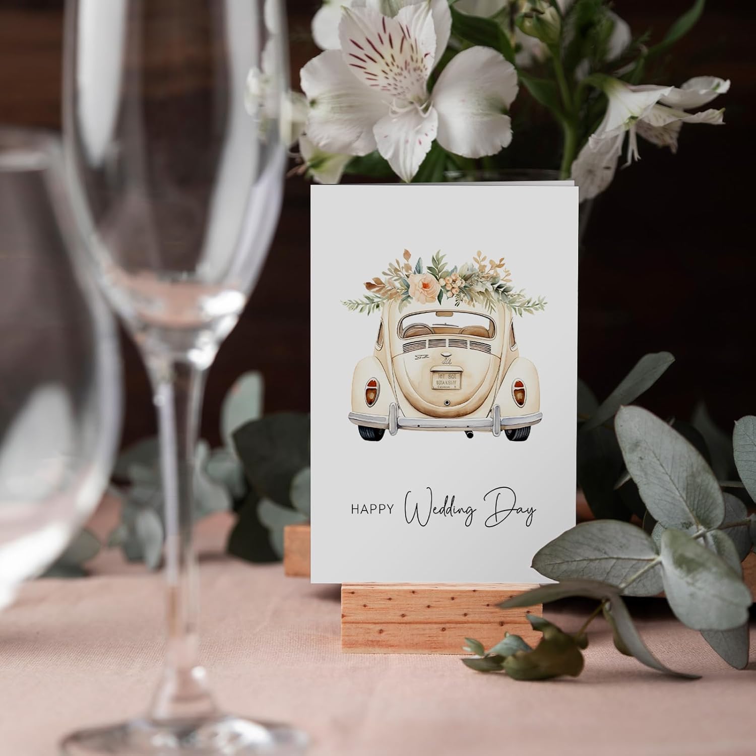 Wedding Cards Set of 20 with Envelopes and Stickers for the Bride and Groom, 10 Retro Designs, Elegant Blank Engagement Cards for Wedding Congratulations Card Bridal Showers - Image 3