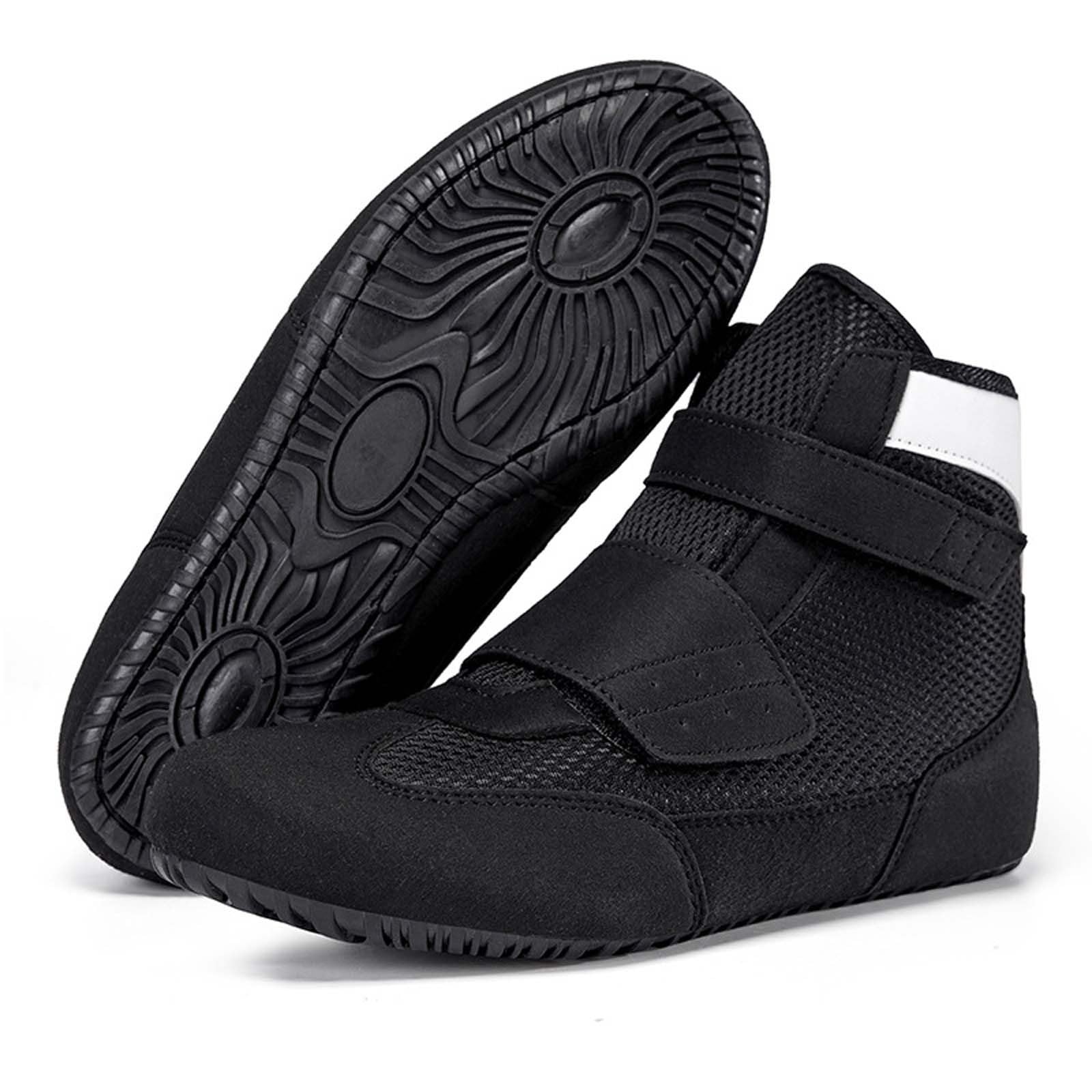 Generisch Scarpe da allenamento robuste e maneggevoli per ragazzi in stile wrestling e boxe per competizione e allenamento