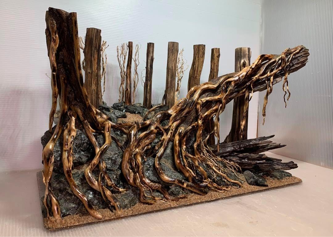 XM-370 ブランチウッド 流木 マシンガンウッド アクアリウム 沈水確認済