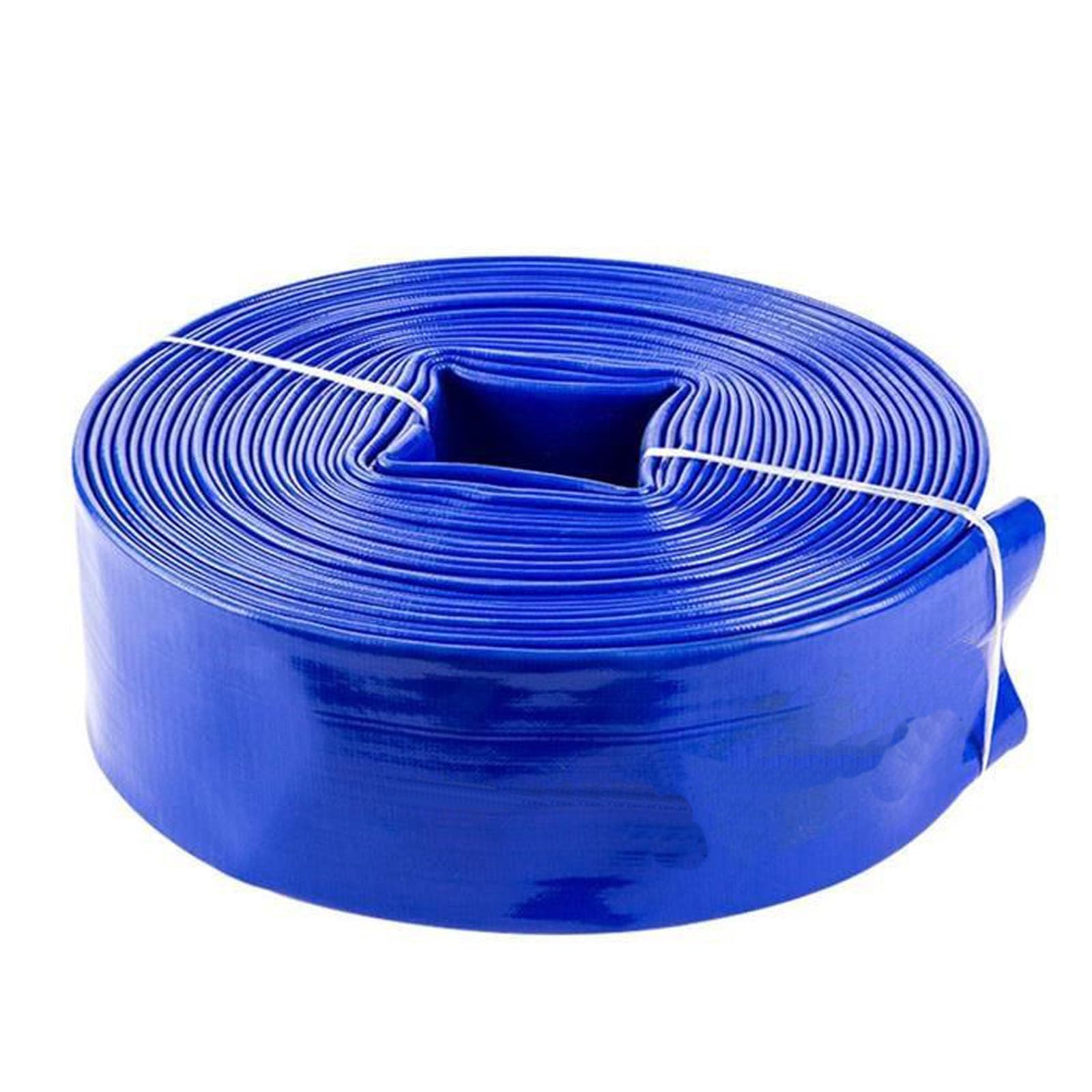 Pool Backwash Hose, Heavy Duty Flexible PVC Coated Drainage Hose Water Pump Pool Backwash Lay Flat 1-10 inches(20m,3.5-inch)