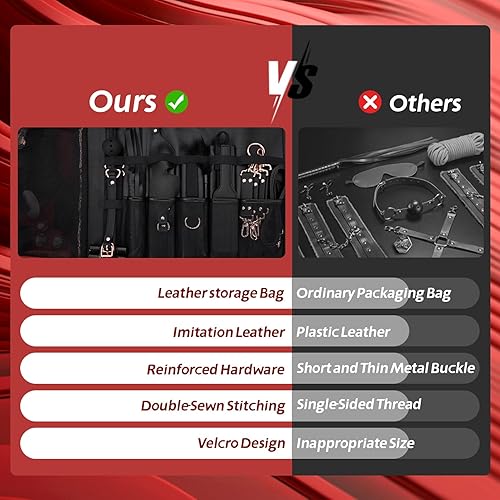 Miniatura 11 de Utimi Under The Bed Bondage Restraints Sistema negro