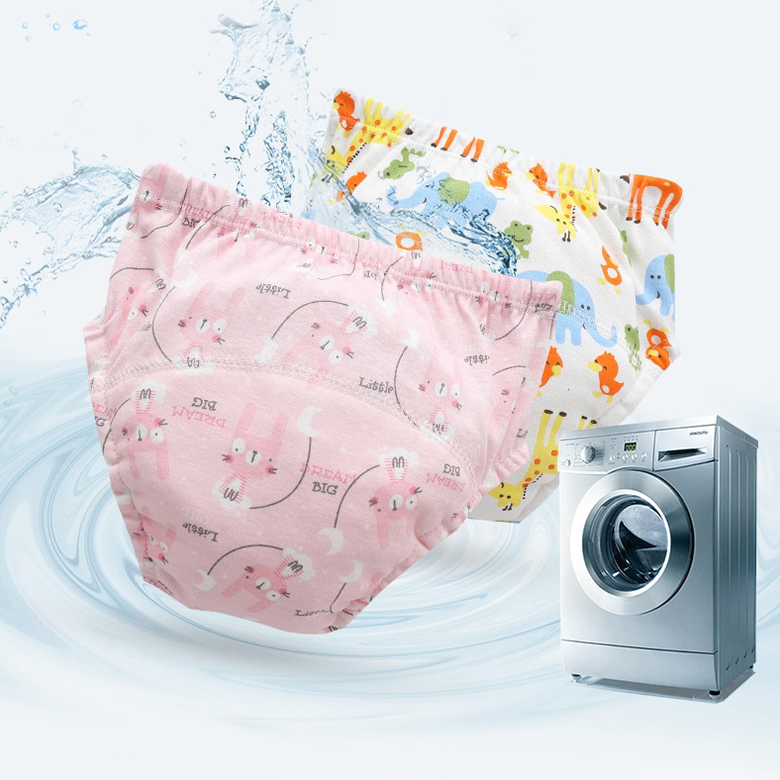 Training Pants, Trainingshose, Underwear-Potty Training Underwear, Leakproof for Boys and Girls (5pcs-c,M)