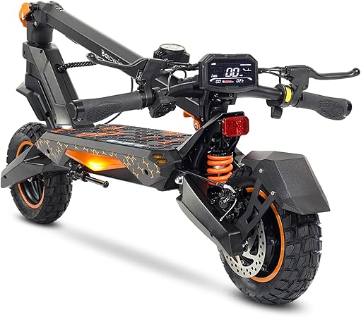 Fast Electric Scooter Adults, 1600W/5000W Dual Motor, 45/50 Miles Long Range,35/45 MPH Top Speed, 10/11" Off-Road Tires E Scooter, Foldable EScooter for Adults and Teens with Dual Suspension