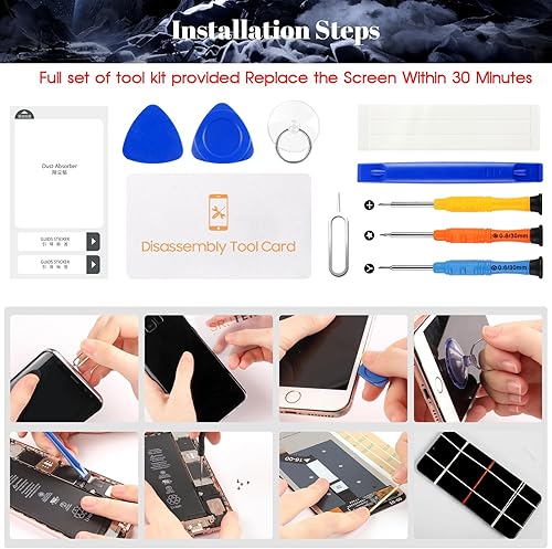 Miniatura 9 de Para Samsung Galaxy A13 5G Pantalla LCD Reemplazo para Samsung A13 5G Pantalla de repuesto A13 5G Pantalla LCD A136 Asamblea Digitalizador Táctil