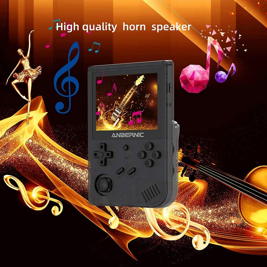 Creative Product YBEST RG351V 3.5-inch Handheld Game Console, YIFAN HD IPS Screen Retro Portable Console Built-in 128G TF Card with 10000 Games, Black Lowest Price YBEST RG351V 3.5-inch Handheld Game Console, YIFAN HD IPS Screen Retro Portable Console Built-in 128G TF Card with 10000 Games, Black
