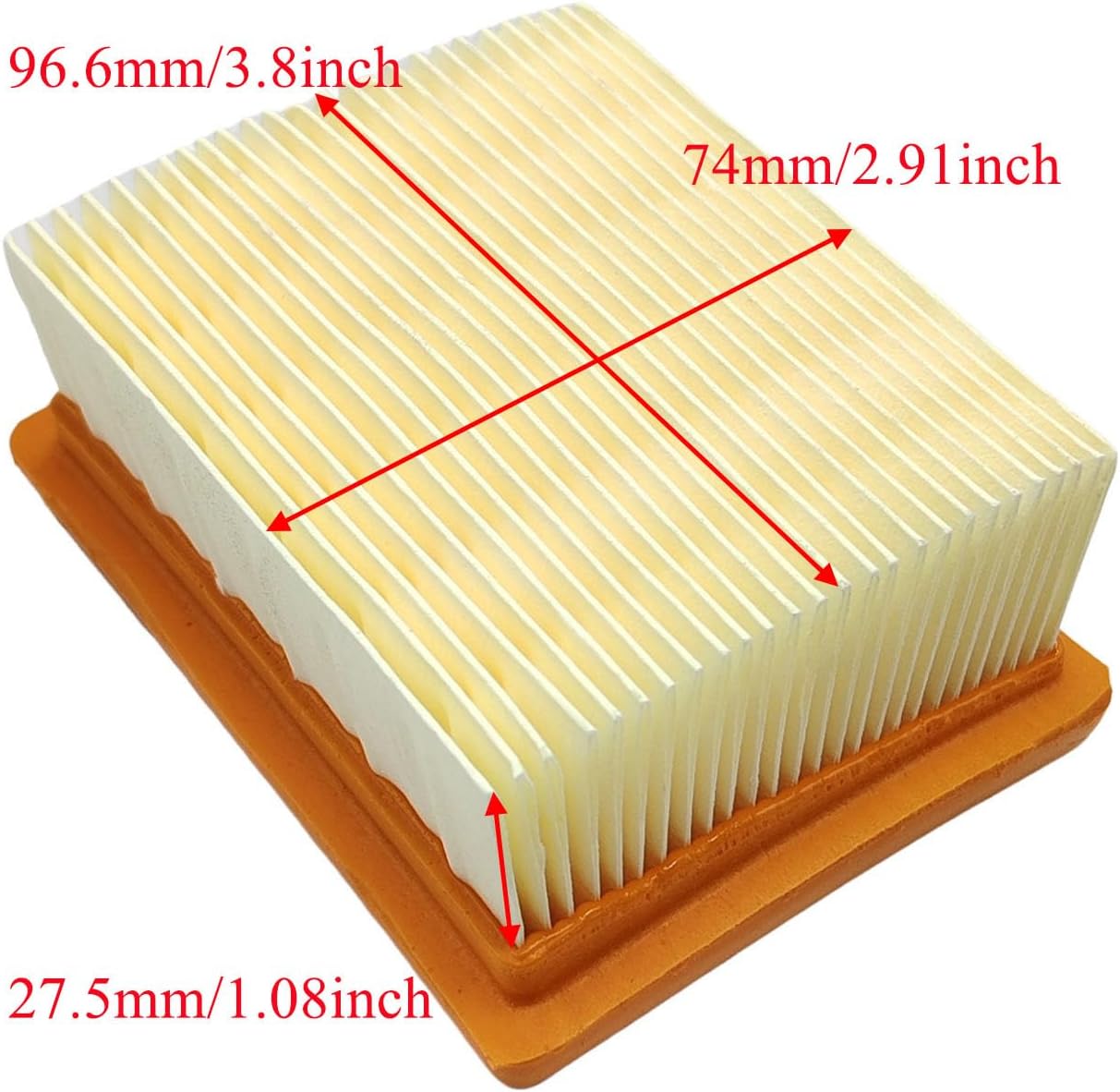 10Pcs Air Filters for Stihl BR800 BR800C BR800X Replace 4283 141 0300 Backpack Leaf Blower