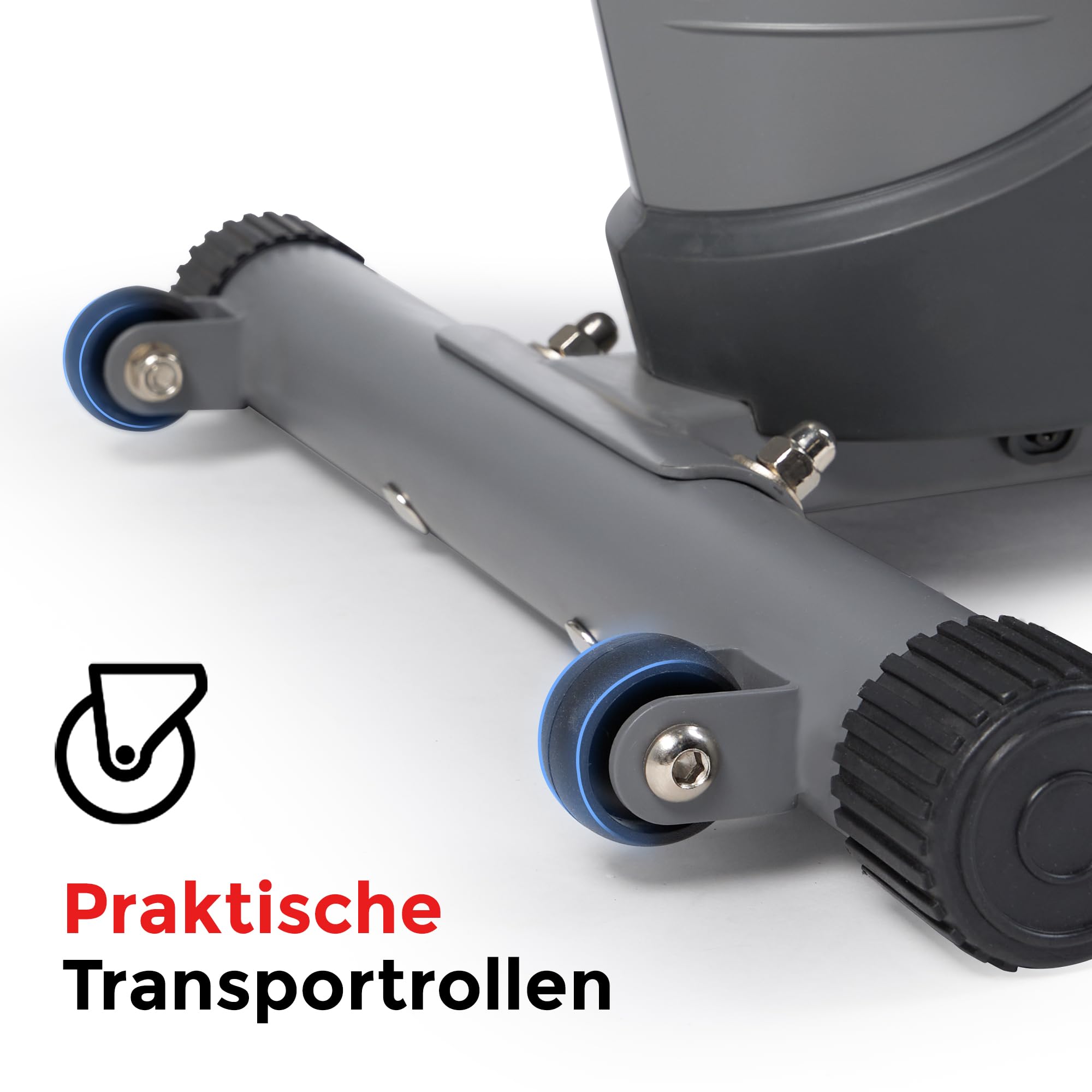 Sunny Health & Fitness SF-RBE420035 Interaktives Liegerad Crosstrainer Ellipsentrainer mit Bluetooth-Konnektivität