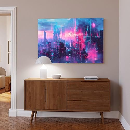 Miniatura 6 de Subculture Wall Art  Vaporwave Synthwave Poster  Retro Futuristic Abstract Print  Trendy Urban Aesthetic Decor Canvas Poster Bedroom Decor Sports