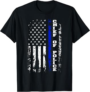 Police Chief Shirt Chief of Police Rank T-Shirt