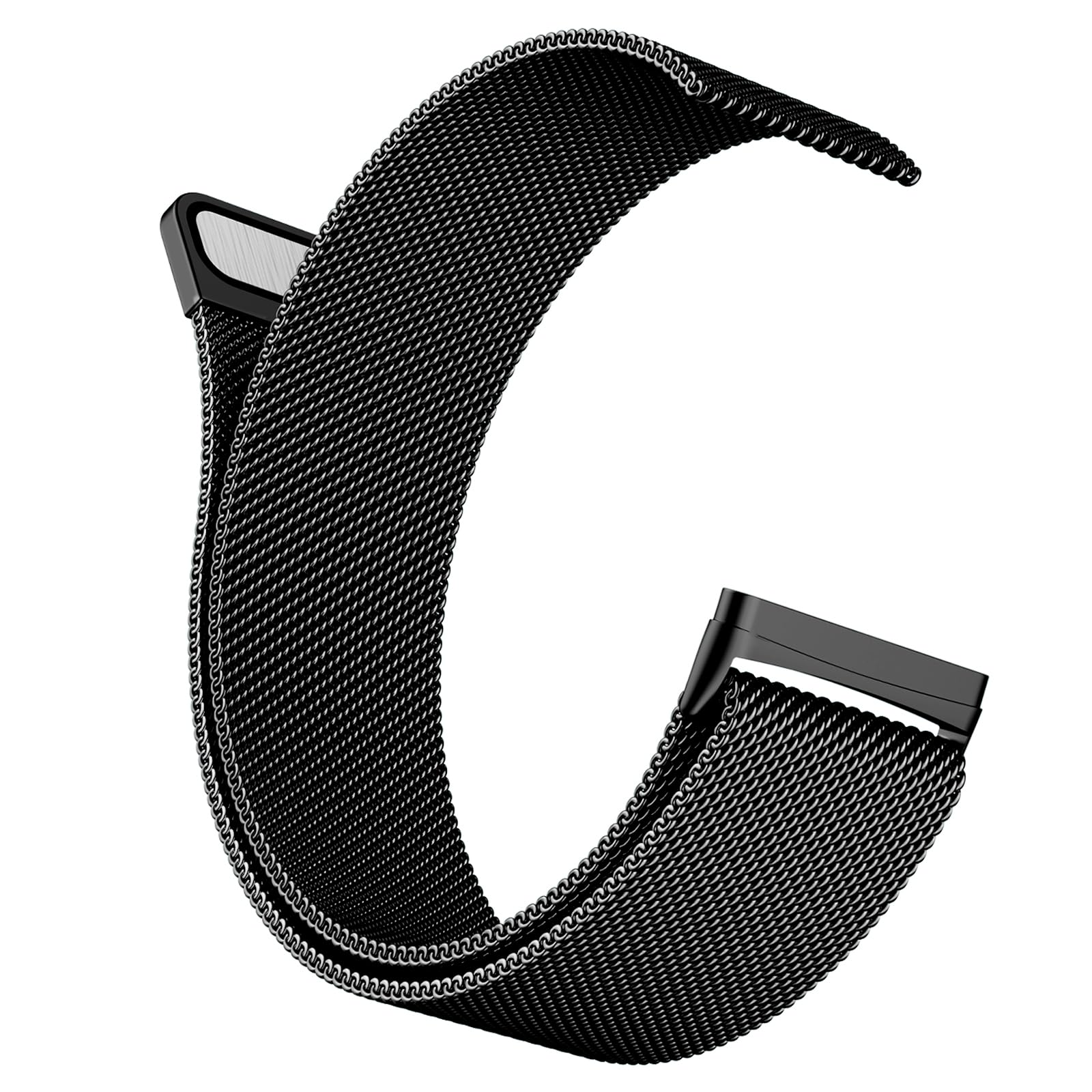 Tobfit Watch Strap Compatible with Fitbit Versa 3/4(Watch Not Included), Stainless Steel Chain Strap with Magnetic Buckle Compatible for Men & Women